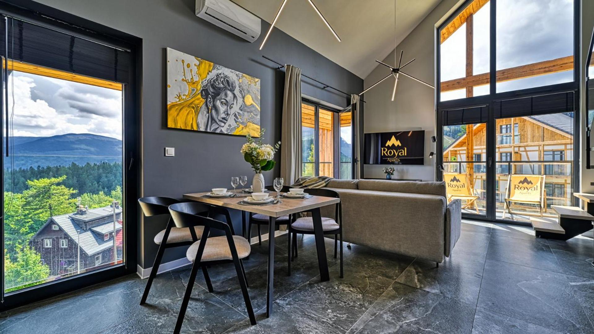 Orlik Vip Residence - Apartament Dwupoziomowy Sniezka Skyline Z Prywatna Sauna Karpacz Exteriör bild