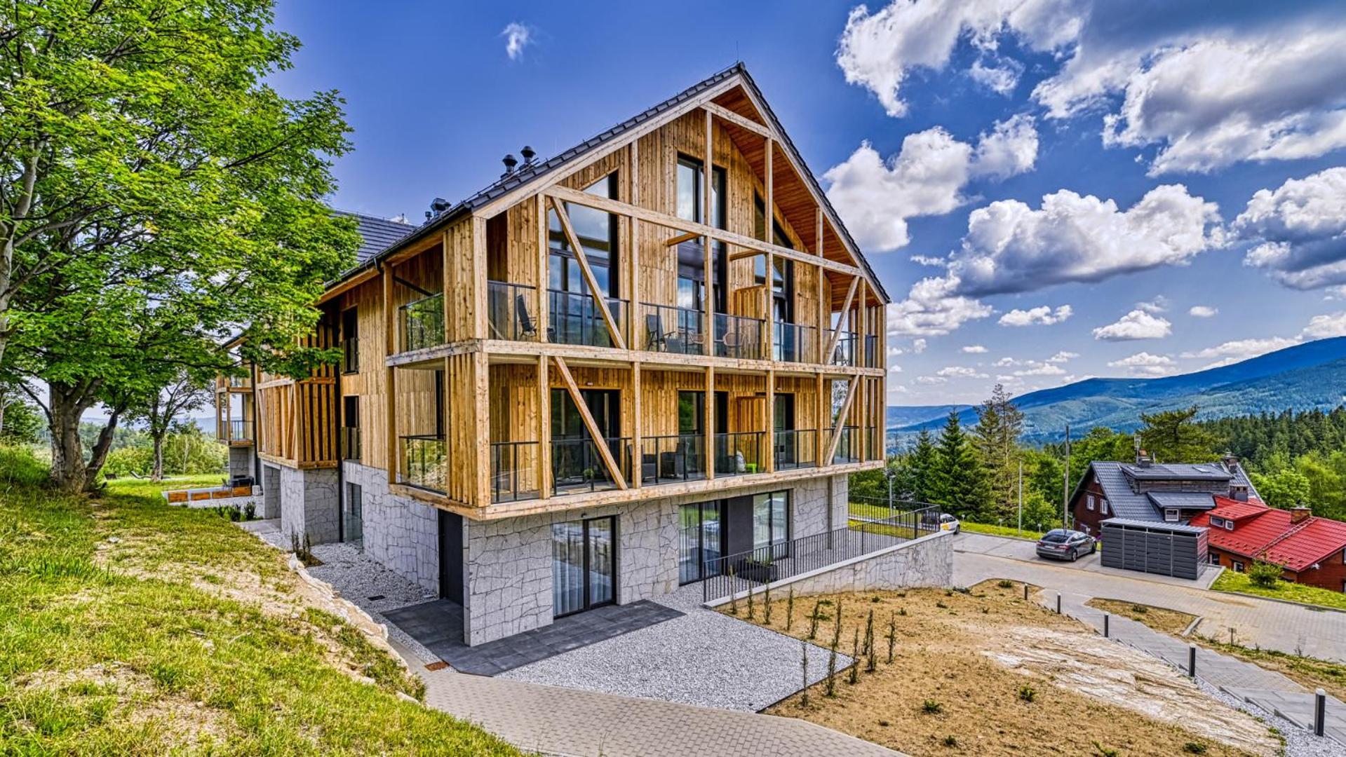 Orlik Vip Residence - Apartament Dwupoziomowy Sniezka Skyline Z Prywatna Sauna Karpacz Exteriör bild