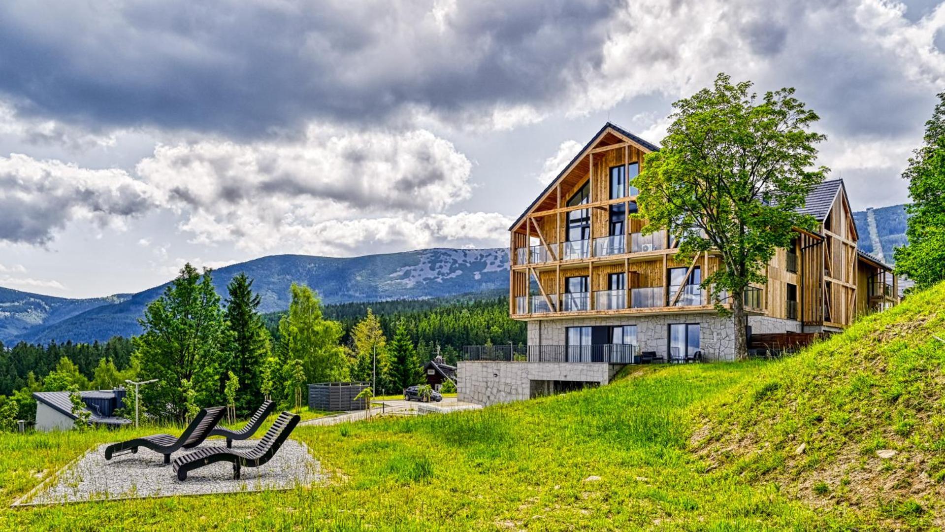 Orlik Vip Residence - Apartament Dwupoziomowy Sniezka Skyline Z Prywatna Sauna Karpacz Exteriör bild
